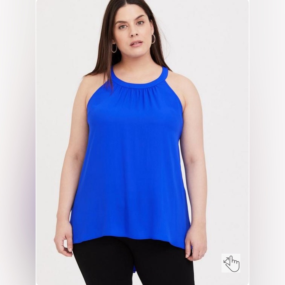 Torrid Goddess Tank Electric Blue - NWT